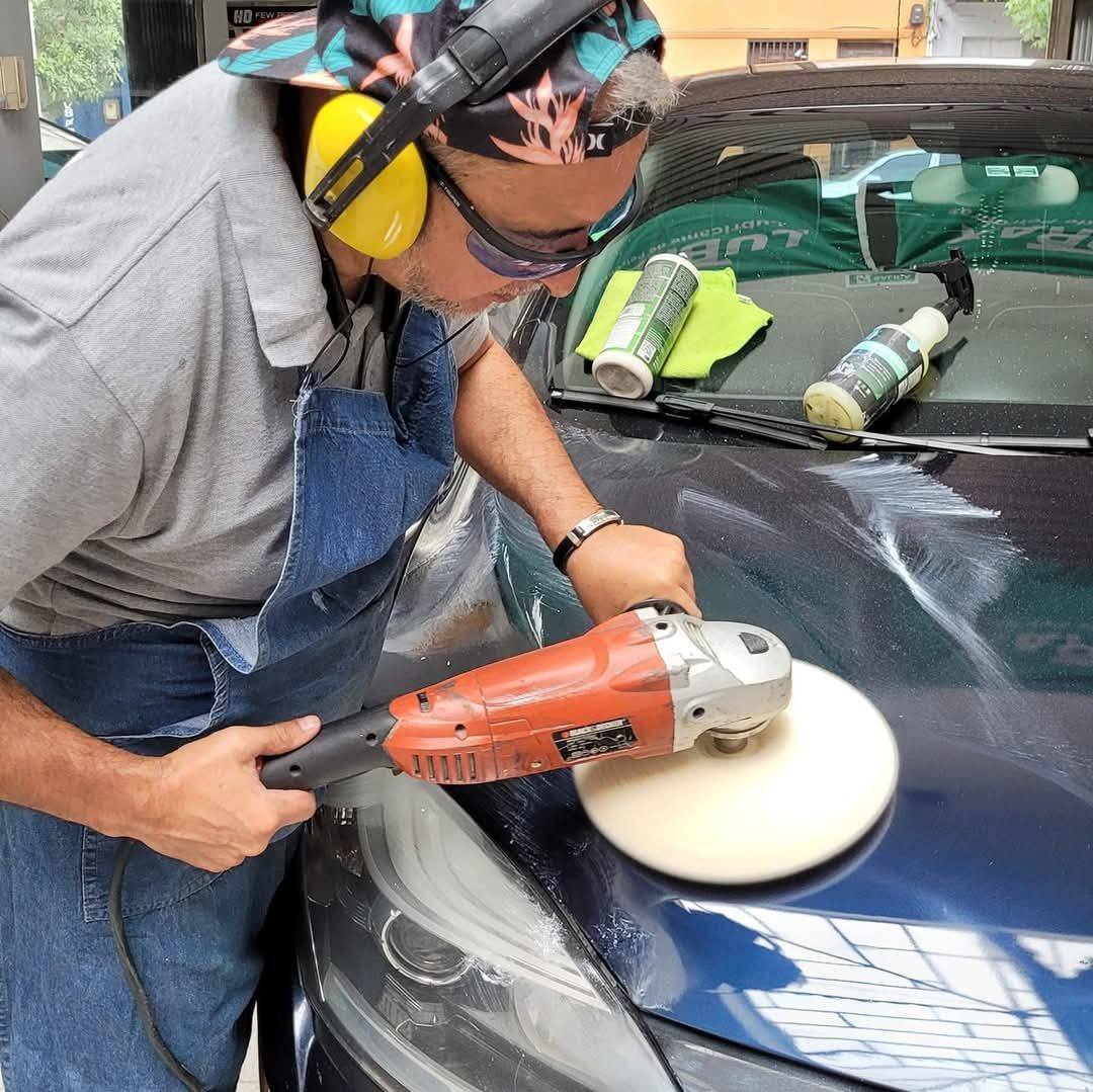 Proceso de pulido profesional